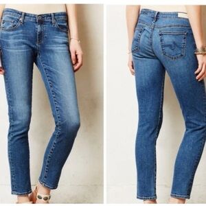 AG Adriano Goldschmied The Stevie ankle slim straight ankle denim jeans Sz 27